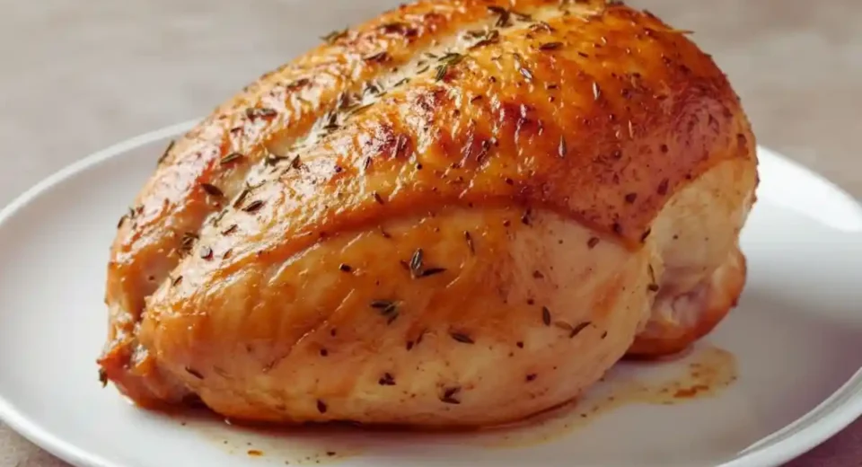 Juicy, tender turkey breast cooked quickly in the air fryer with simple seasonings.