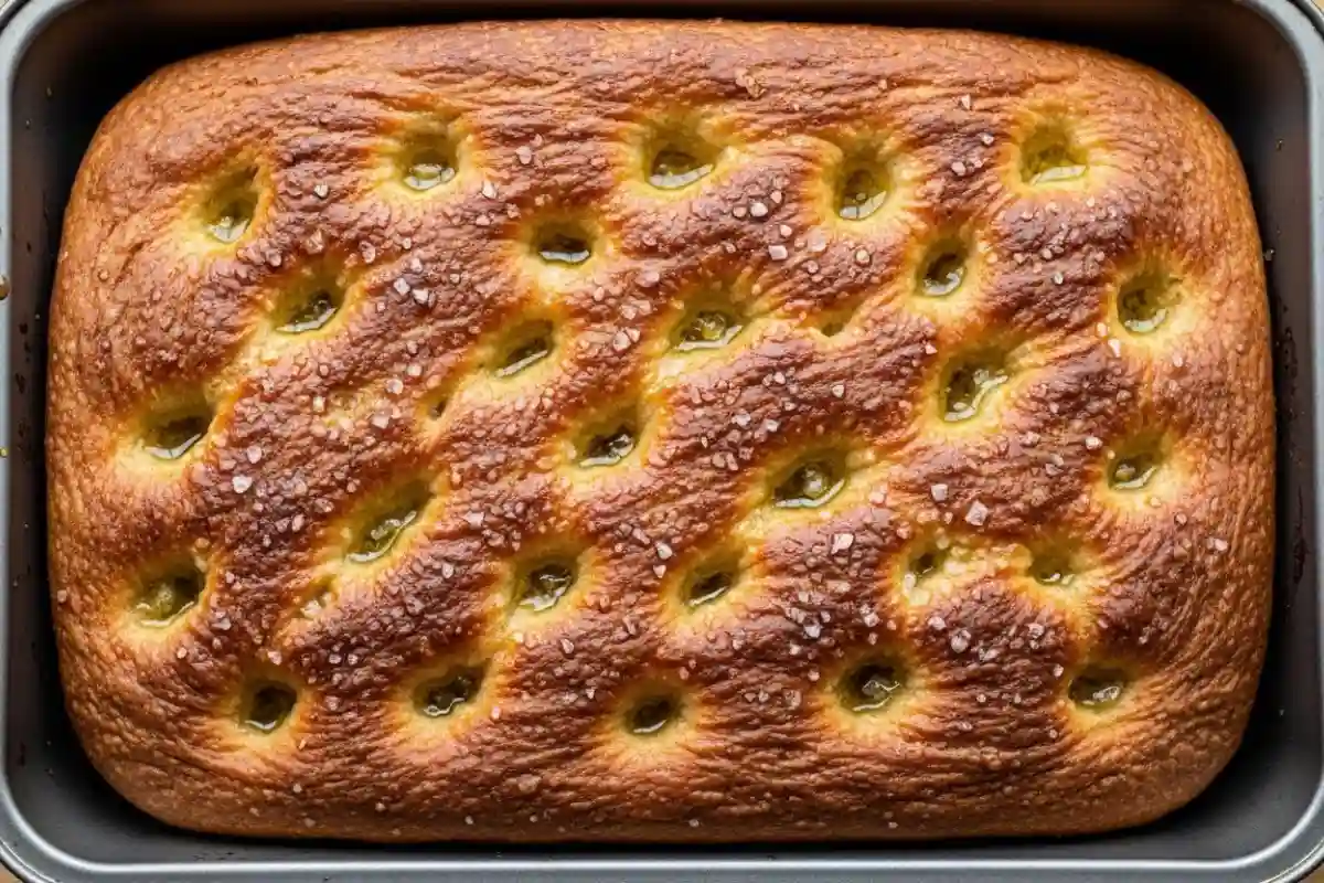 Big Bubbly Focaccia is a high-hydration modern American flatbread bake