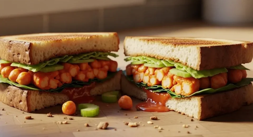 Buffalo Chickpea Sandwich