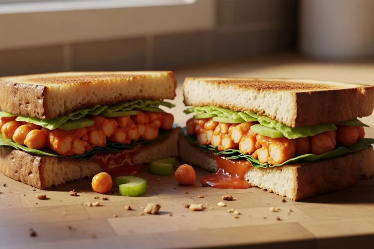 Buffalo Chickpea Sandwich