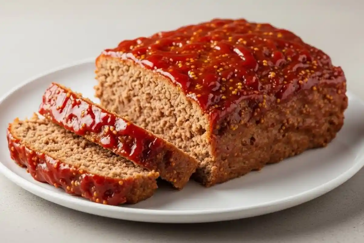 A hearty, flavorful classic meatloaf made with ground beef, breadcrumbs, eggs, and a simple ketchup glaze.