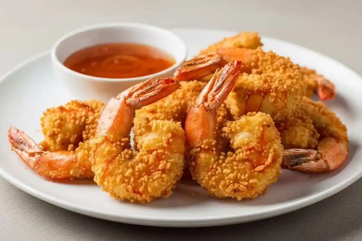 Golden, crispy fried shrimp with a perfectly seasoned batter, delivering the classic Southern crunch and tender seafood flavor.