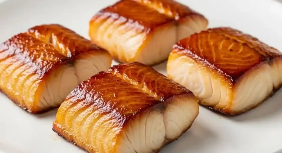 Buttery cod marinated in a sweet-savory miso glaze, then broiled until caramelized and flaky.