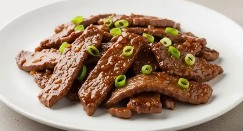 This quick, flavorful dish is perfect for dinner, offering a balance of sweet, salty, and spicy flavors.