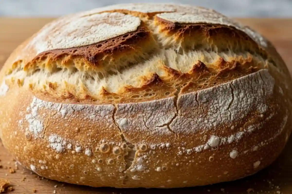 No‑Knead Peasant Bread is a viral American loaf.