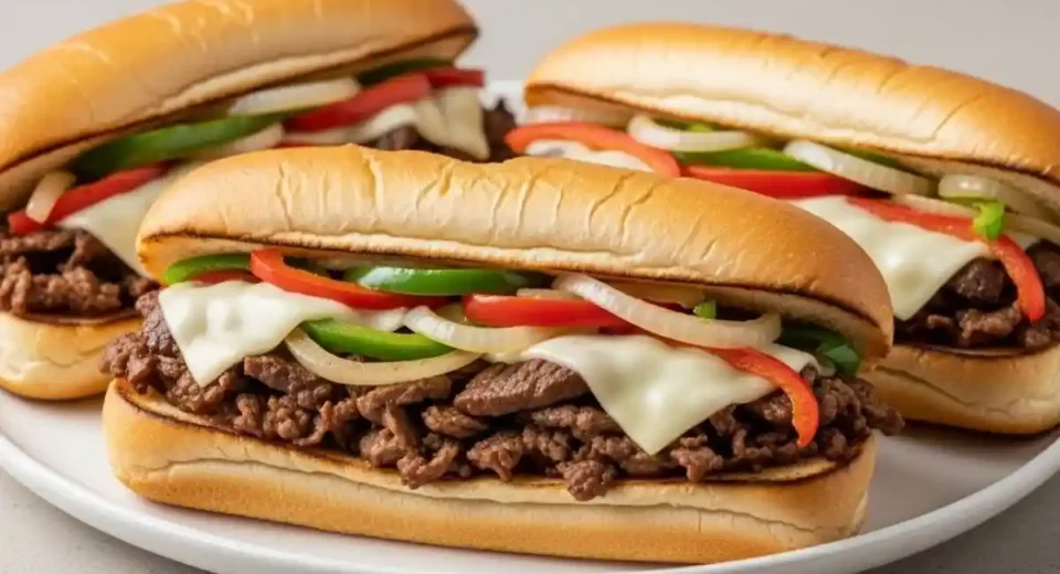 This Philly Cheesesteak recipe features tender ribeye steak, sautéed onions and bell peppers, and your choice of melted provolone or Cheez Whiz, all served on a soft, crispy sub roll.