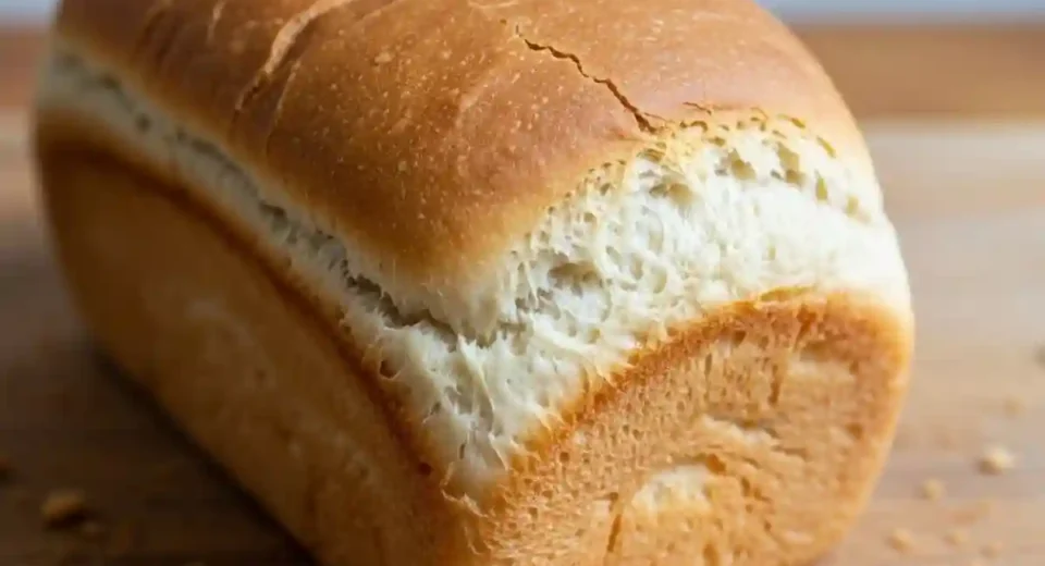 Traditional White Sandwich Bread with Milk Powder is an American basic loaf