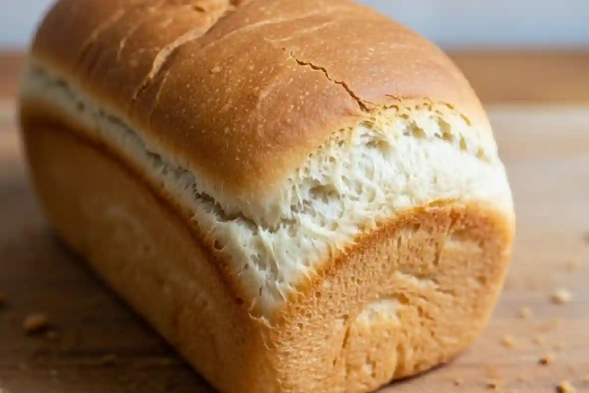 Traditional White Sandwich Bread with Milk Powder is an American basic loaf