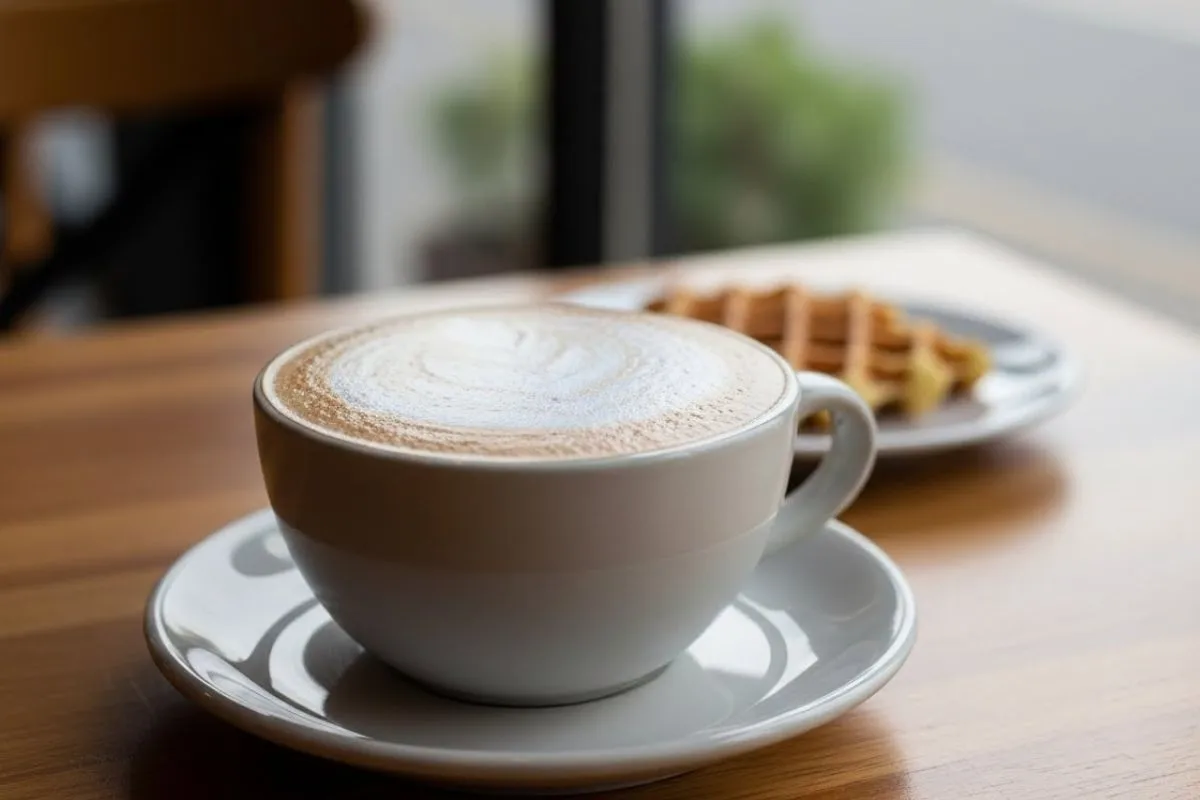 Blueberry Waffle Latte Coffee