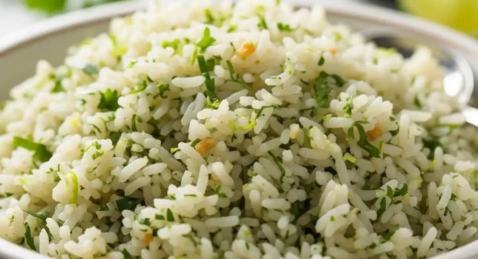 Garlic Cilantro Lime Rice