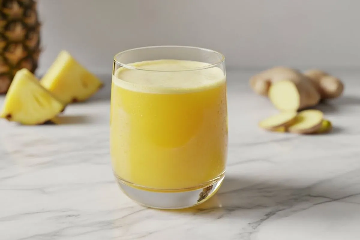 Pineapple Ginger Detox Juice