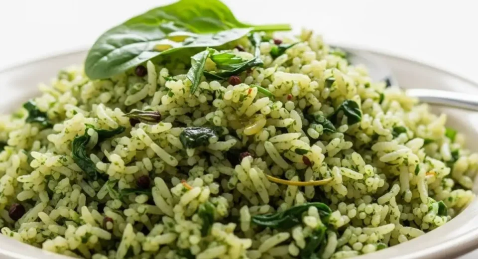 Spinach Rice Recipe