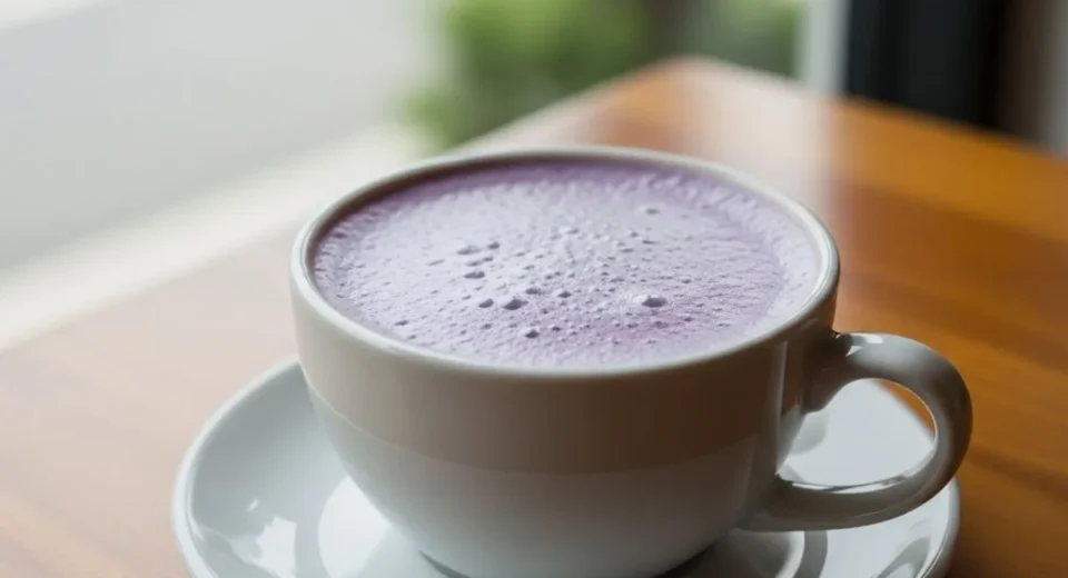 Ube Latte Coffee