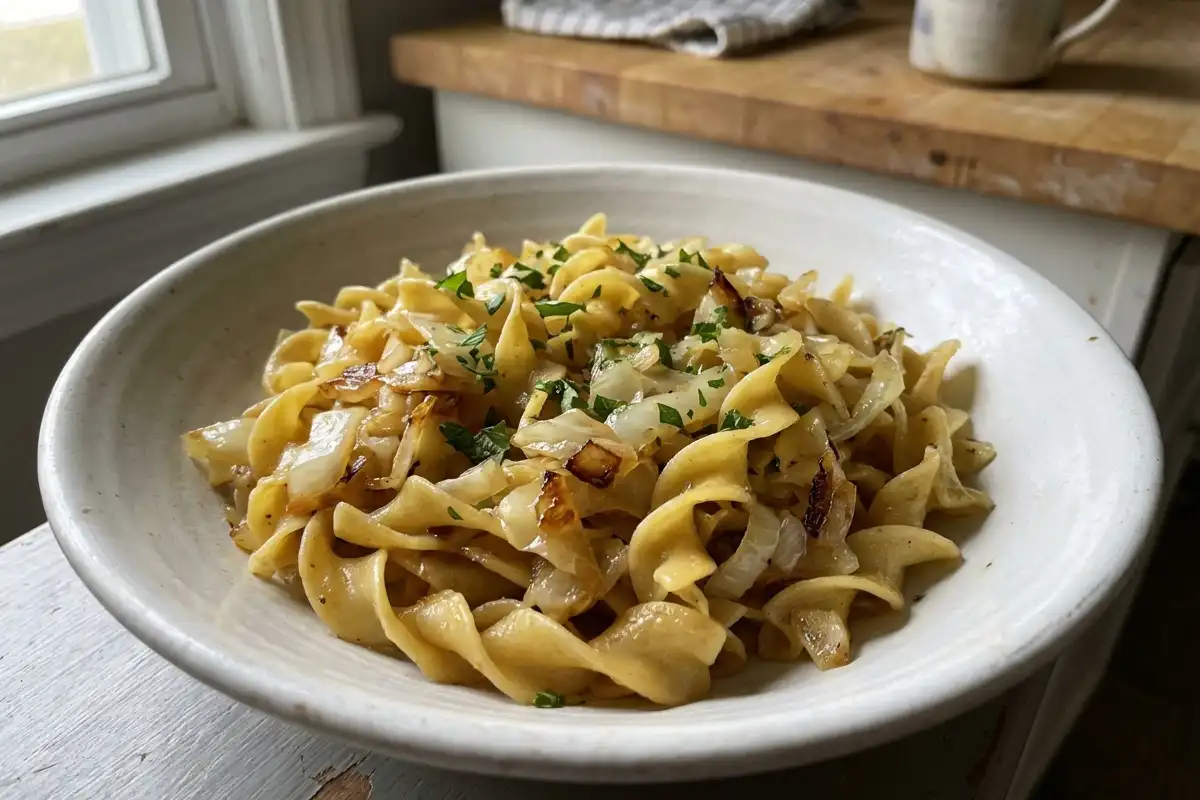 Haluski Cabbage Noodles