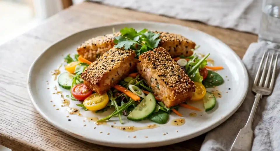 Prawn Toast Salad