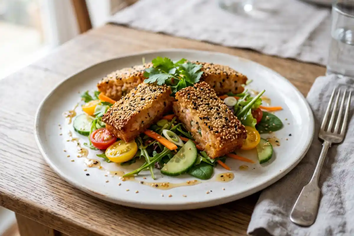 Prawn Toast Salad