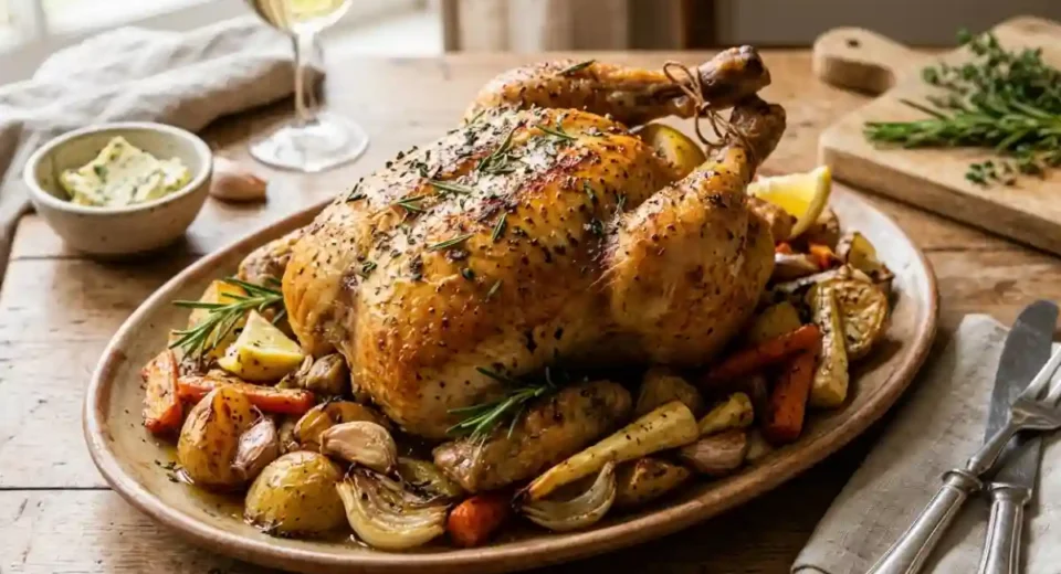 Whole Roast Chicken Recipe